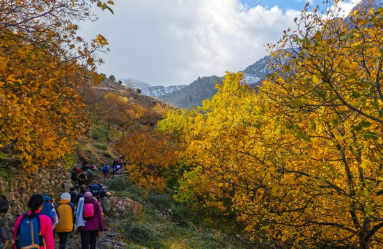 Debut-de-lAscention-dImlil-vers-le-refuge-de-toubkal trekking Happy Trip